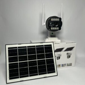 Camara con panel solar