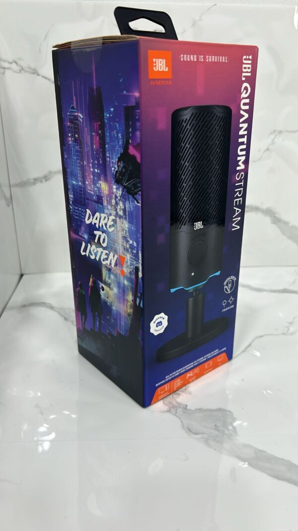 Micrófono USB negro JBL Quantum Stream - Imagen 2