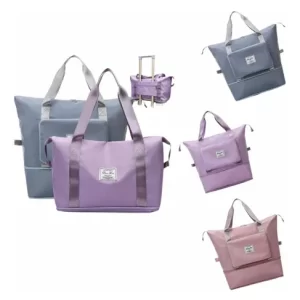 MALETA BOLSO DE VIAJE PLEGABLE EXPANDIBLE IMPERMEABLE