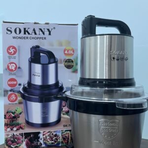 🔪 SOKANY Wonder Chopper 4L – Potencia y rapidez en tu cocina 🍅🥩