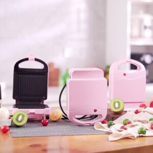 Sanduchera Multifuncional 3 en 1 Rosada