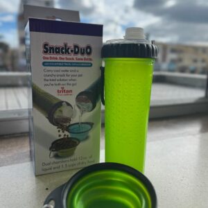 Vaso Portatil para Croquetas y Agua