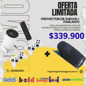 Proyector De Juegos + Parlante