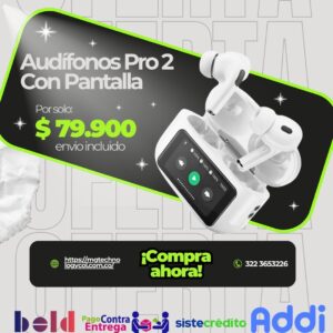 Audífonos Pro 2 Con Pantalla