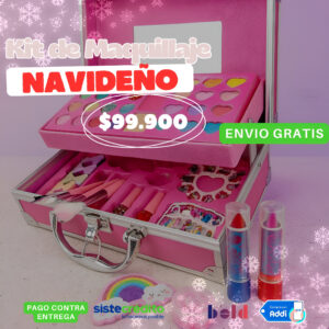 Kit Maquillaje Caja Metalica Para Niñas
